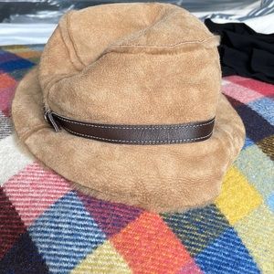Coach shearling bucket hat